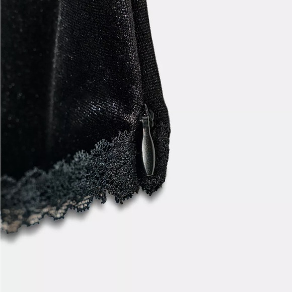 Zara Black Floral Lace-Up Corset Top Bohemian Style - Picture 6 of 6